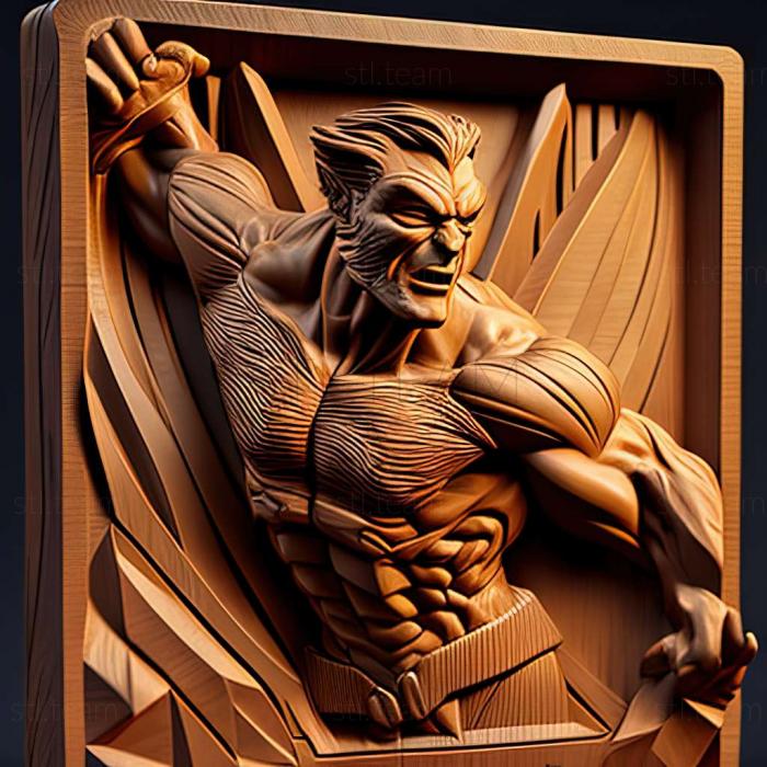 3D model X Men Origins Wolverine game (STL)